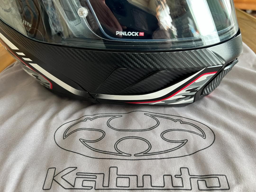 OGK KABUTOシステムヘルメットRYUKI ENERGYブラックレッドＬ