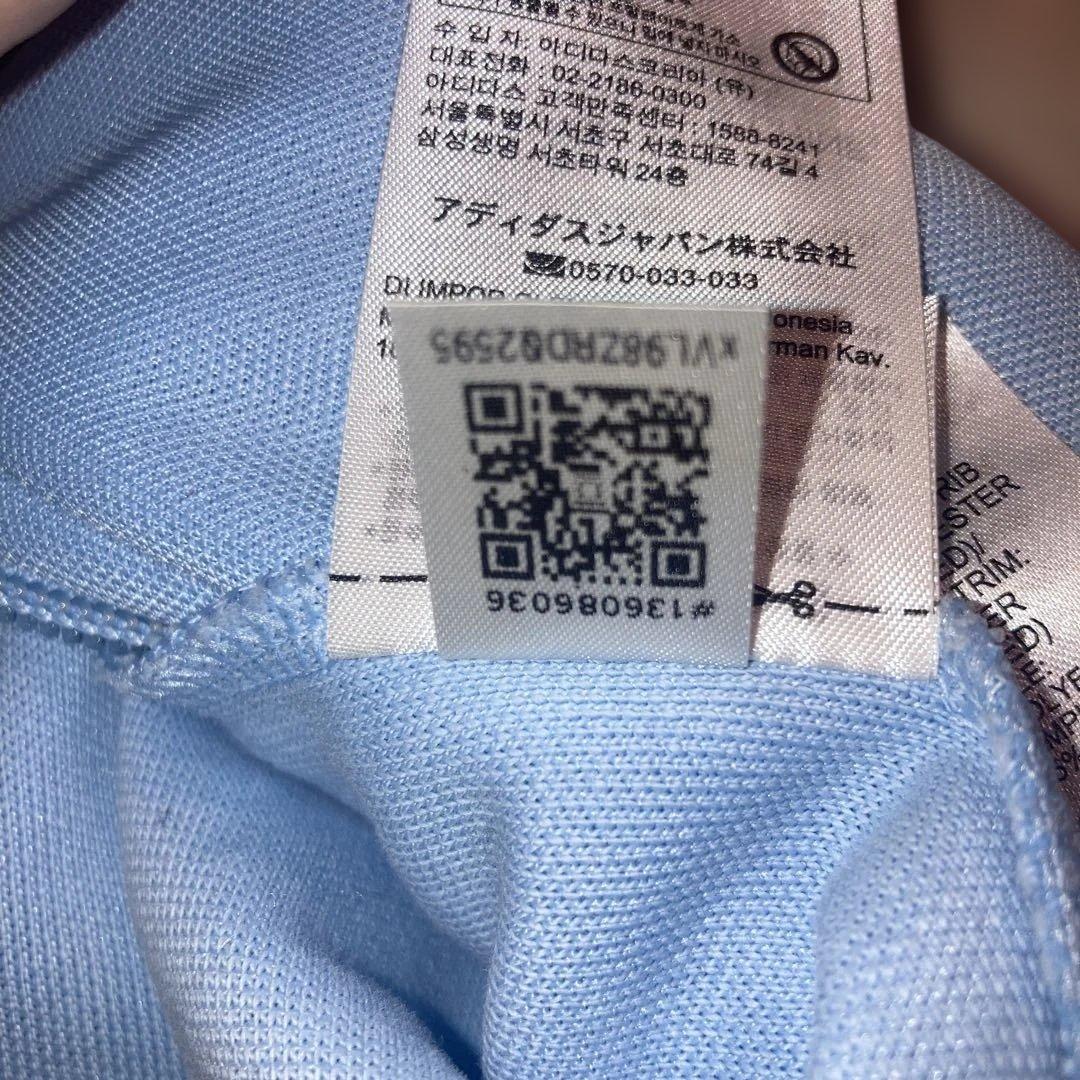 adidas originals トラックトップ　ジャージ　水色　アディダス