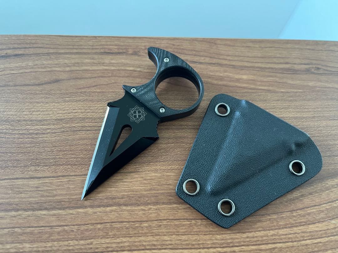 田村装備開発　KONOHA ブラック　キャンピングナイフ