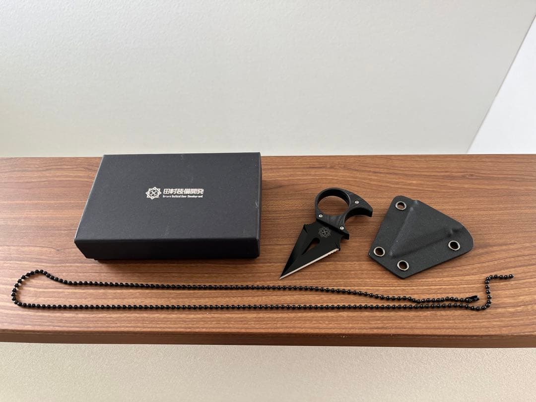 田村装備開発　KONOHA ブラック　キャンピングナイフ
