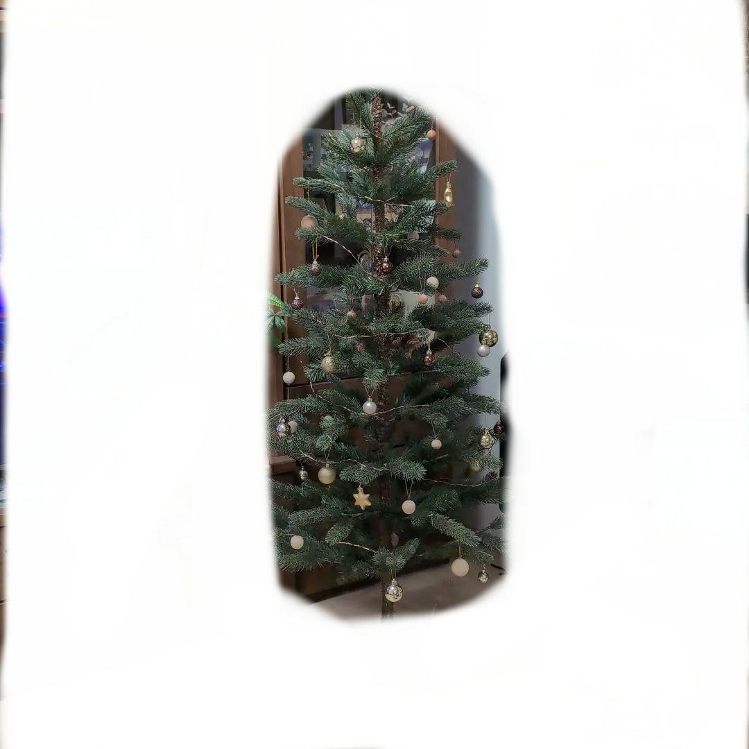 中型クリスマスツリー オーナメント付き