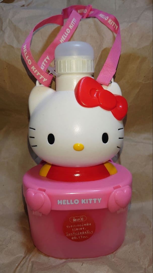 レア非売品未使用 ハローキティ 小僧寿司　お弁当箱 水筒セット　レトロ 長期保管