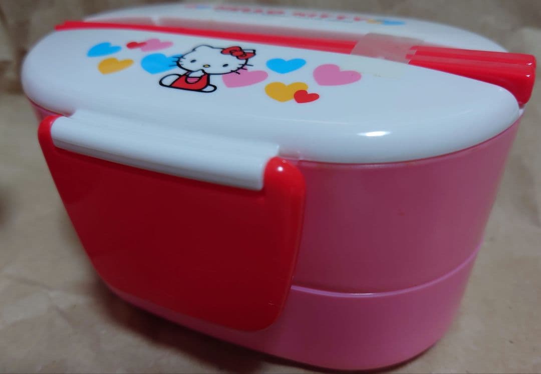 レア非売品未使用 ハローキティ 小僧寿司　お弁当箱 水筒セット　レトロ 長期保管