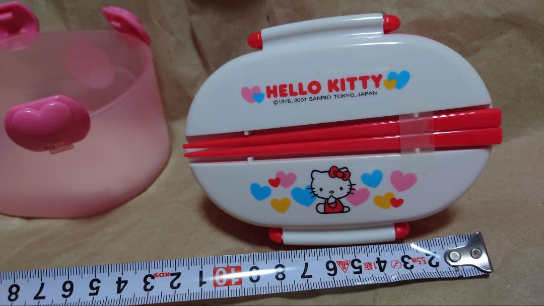 レア非売品未使用 ハローキティ 小僧寿司　お弁当箱 水筒セット　レトロ 長期保管