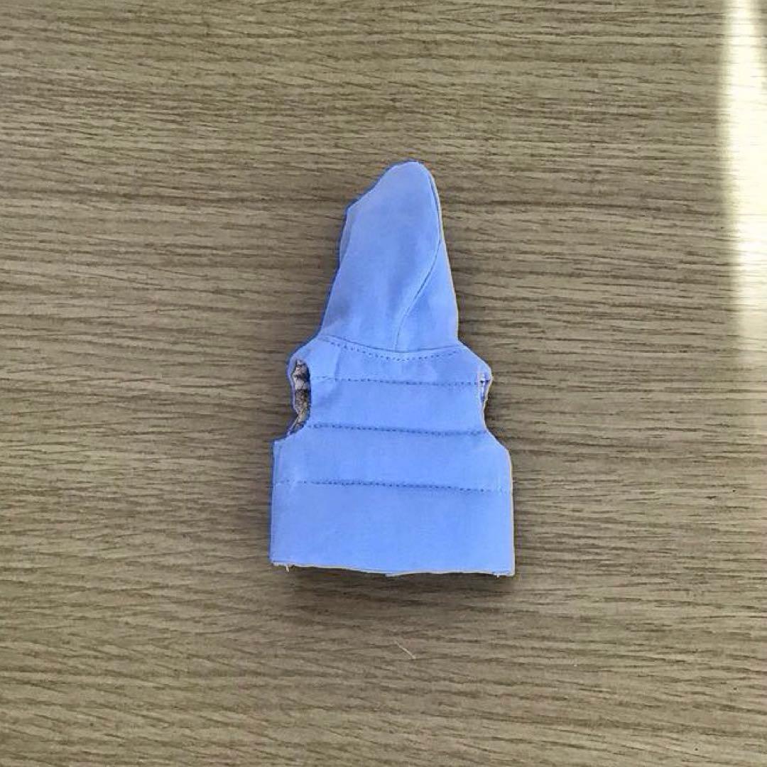 専用　1／6ドール用フード付きダウンジャケット風アウトフィット(ライトブルー)