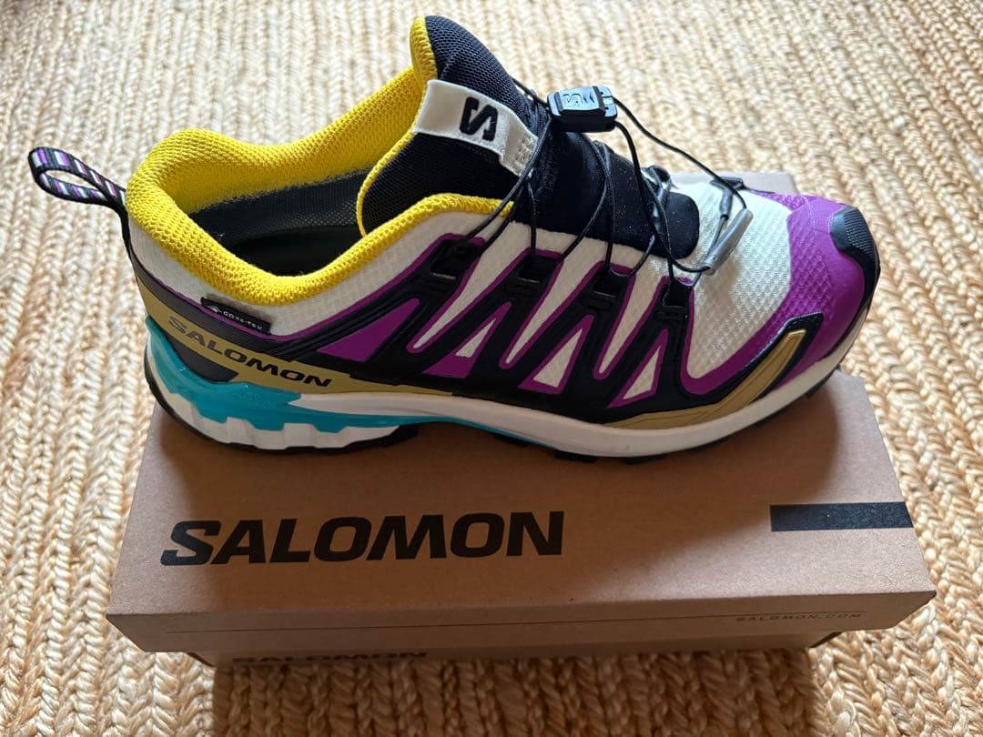 SALOMON XA PRO 3D スニーカー ホワイト/パープル/イエロー