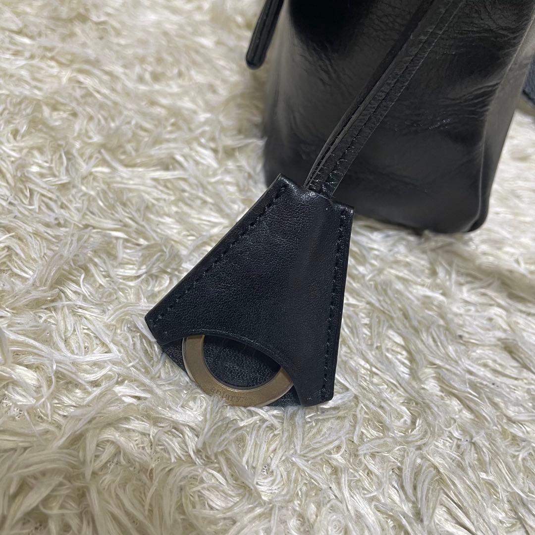 aniary アニアリ　ショルダーバッグ　メッセンジャーバッグ　ブラック　レザー