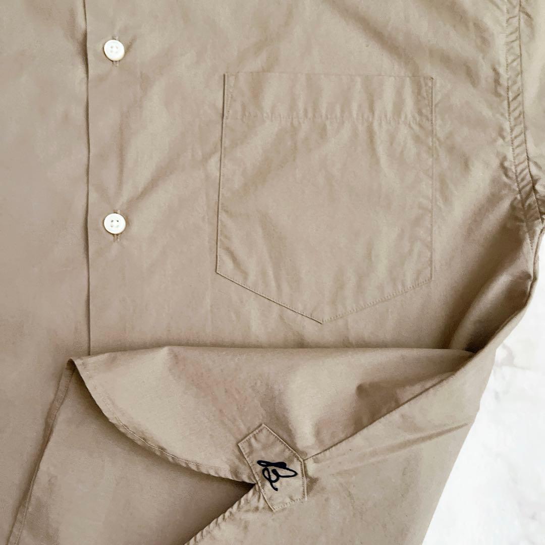 ひろみ様 マディソンブルー コットン 半袖 シャツブラウス ベージュ XS