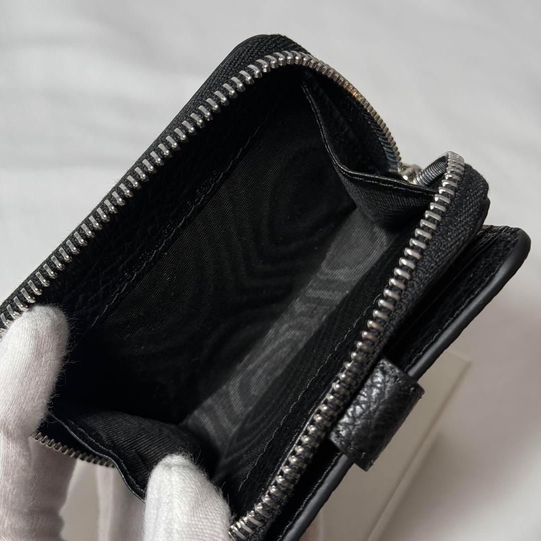 【正規品/定価7.5万】MaisonMargiela 二つ折り財布 ブラック