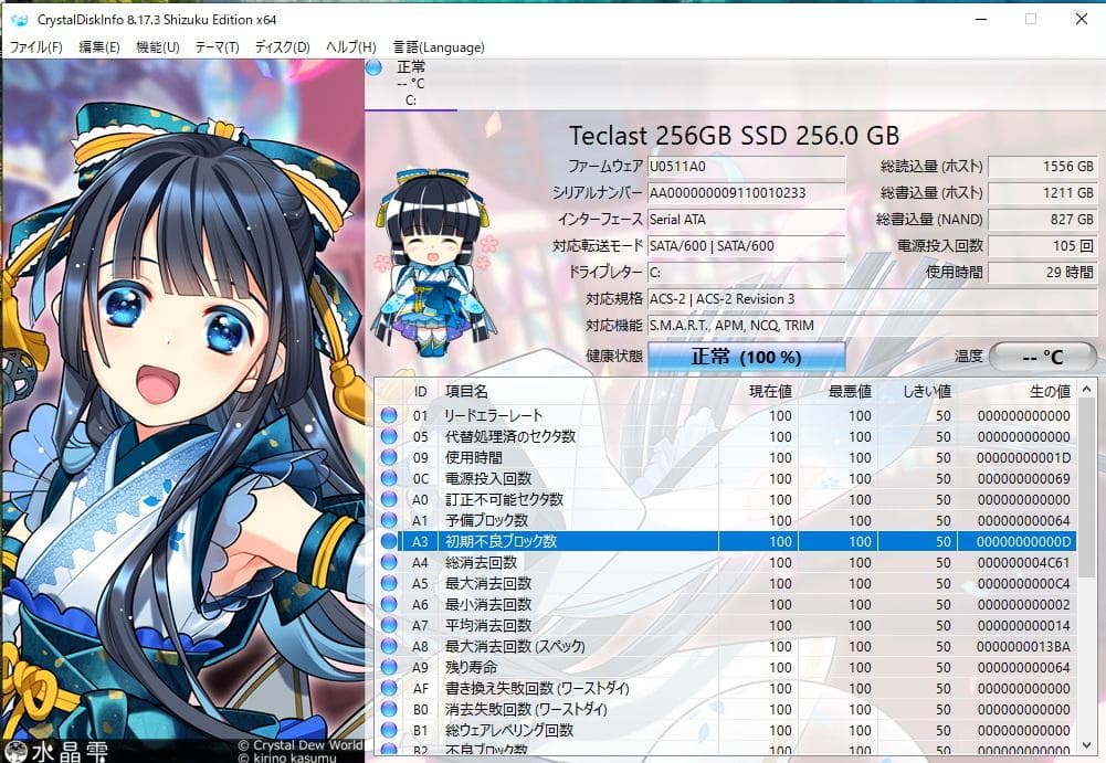 レノボ IdeaPad 100-15IBD Core i3 SSD 256GB
