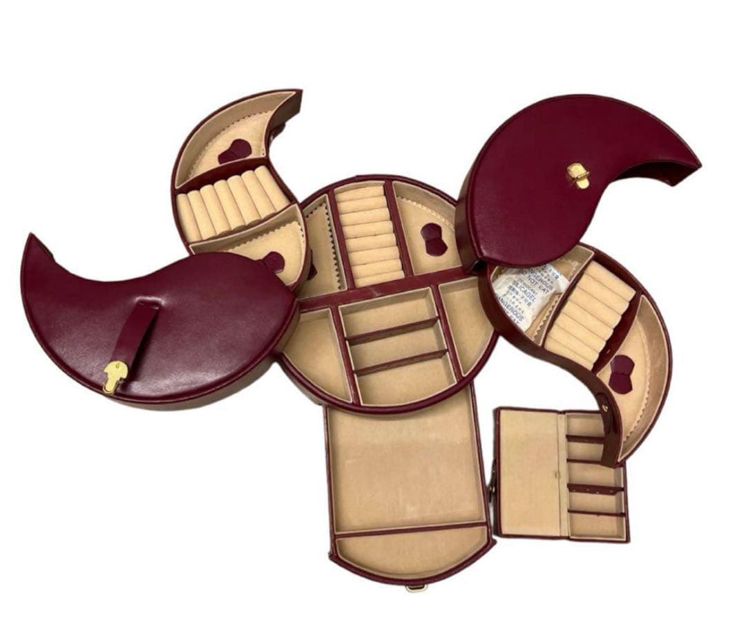 WOLF DESIGNS ウルフデザイン 高級 ボルドー ジュエリーボックス