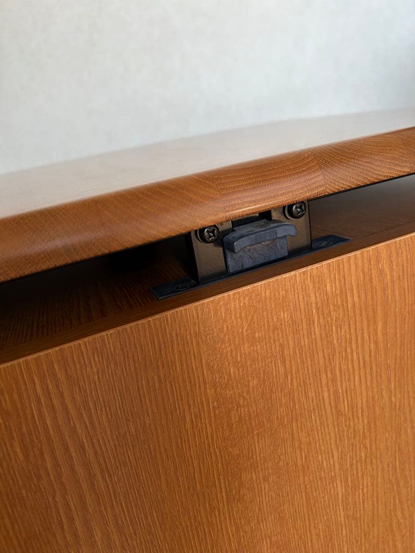 マルニ　天然木　学習机　②ワゴン（昇降式）