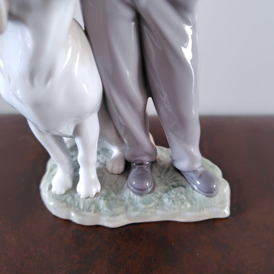 リヤドロ 僕の親友 ラブラドール レトリバー 犬 置物