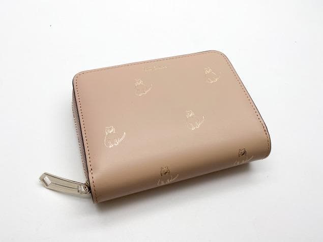 Paul Smith♡牛革 折り財布 キャットドゥードゥル 猫柄♡ポールスミス