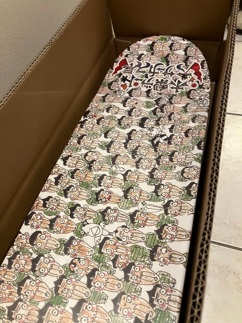 とんねるず　木梨憲武　木梨アート大サーカス展限定　スケボーサイドテーブル　非売品