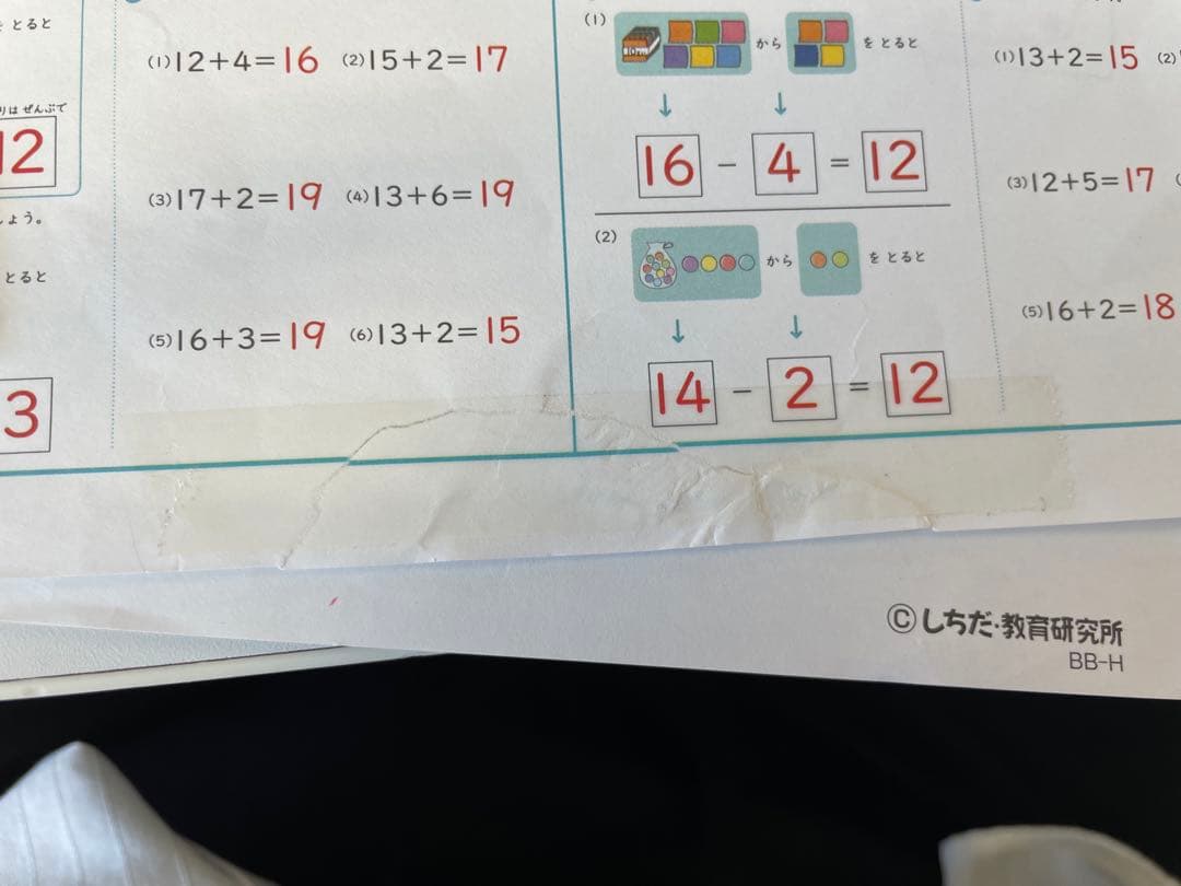 しちだ式　七田式　プリントC 30冊セット 短作文やたし算・ひき算