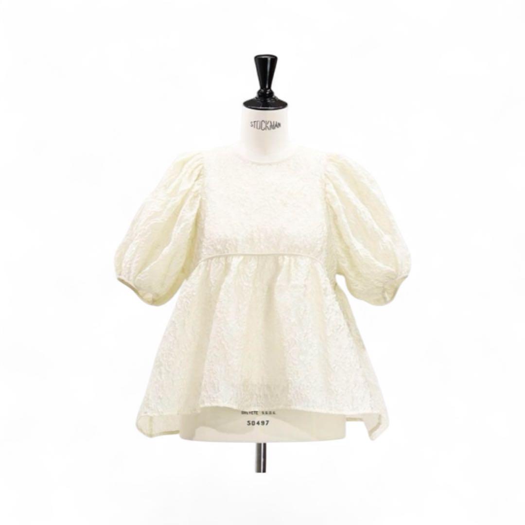 machatt マチャット　シアー ジャガードトップス