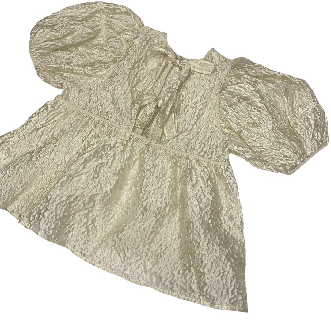 machatt マチャット　シアー ジャガードトップス