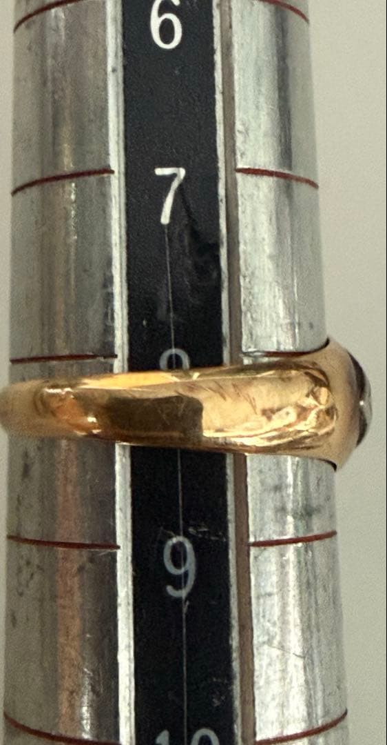 コンビリング　K18 プラチナ 総重量2.6g サイズ8号