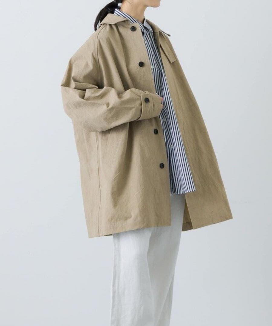 かぐれ　コットンバックタックショートコート