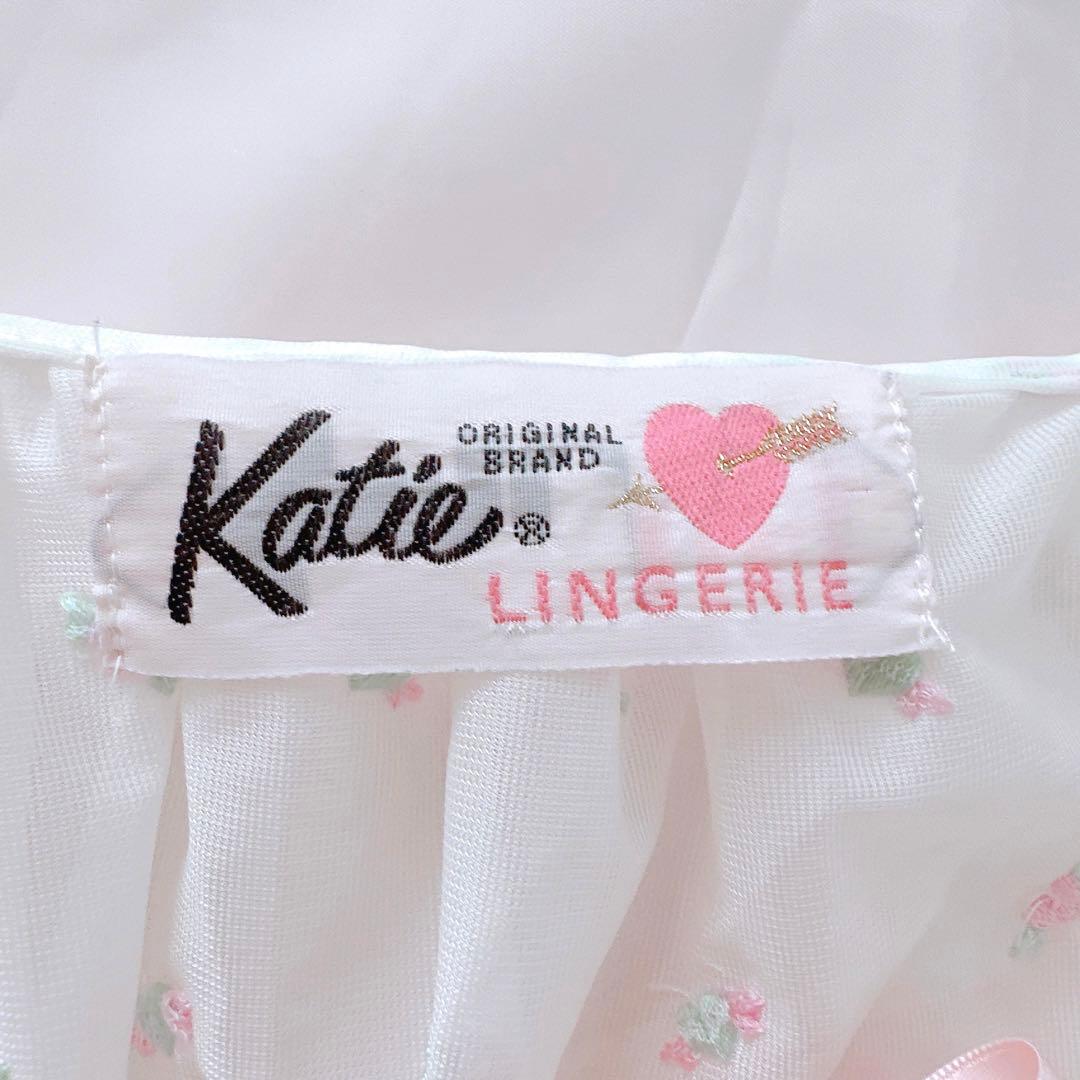 katie シフォン ブラウス 小花柄 ハート フェアリー リボン ケイティ