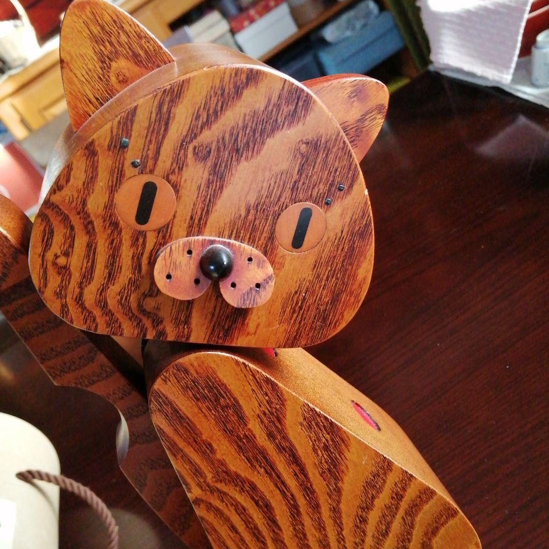 東濃ひのき　小林　招き猫　30.5cm