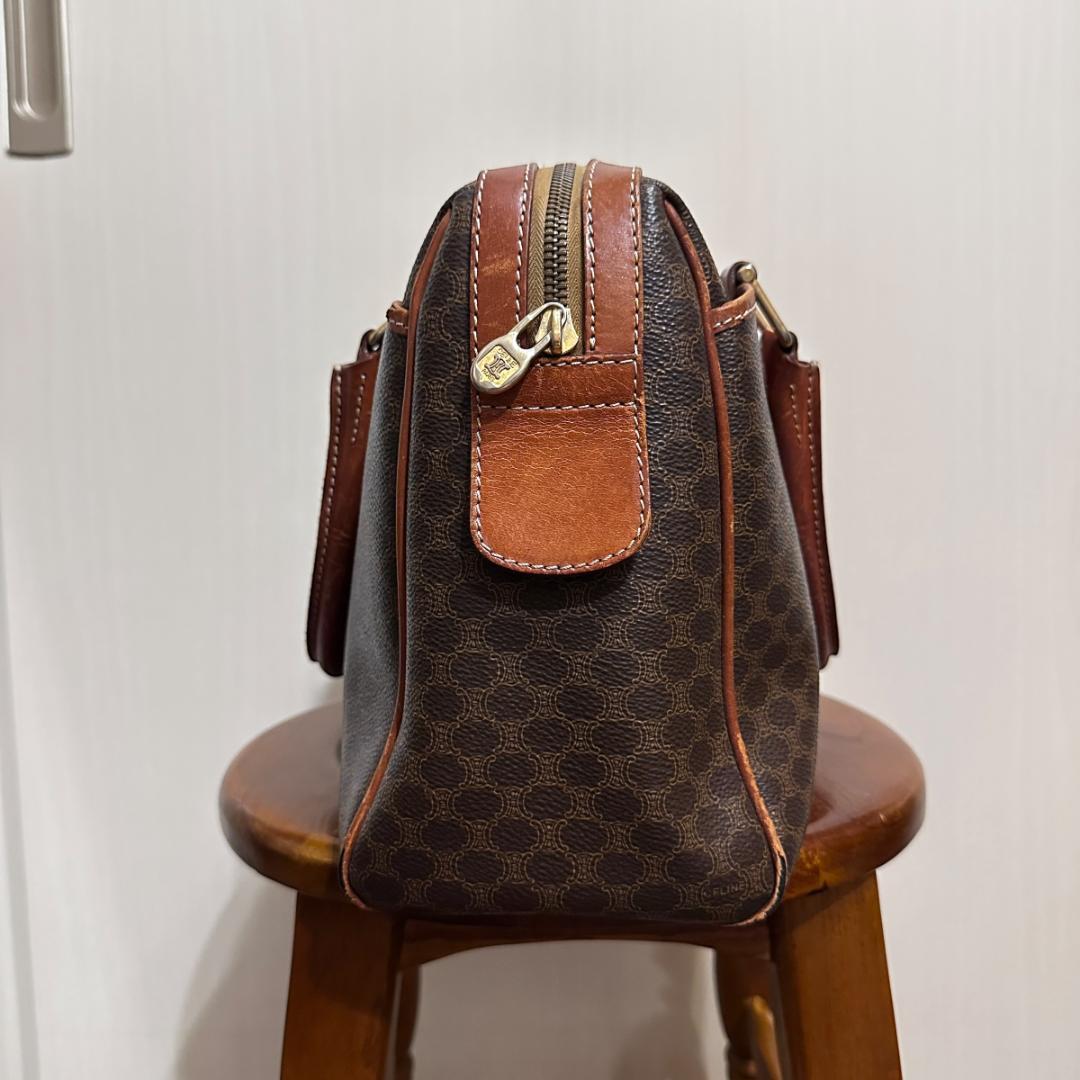 【CELINE】マカダム ボストンバッグ / bg111