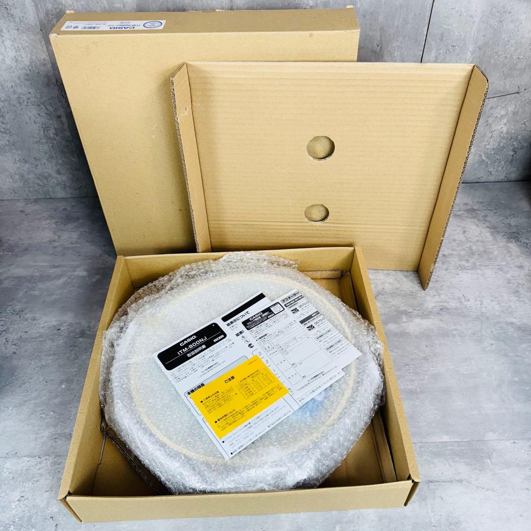 カシオ CASIO 壁掛け電波時計 ITM-800NJ-5JF 未使用