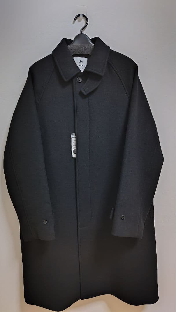 アーバンリサーチメルトンステンカラーコート L ブラック定価33,000今冬発売