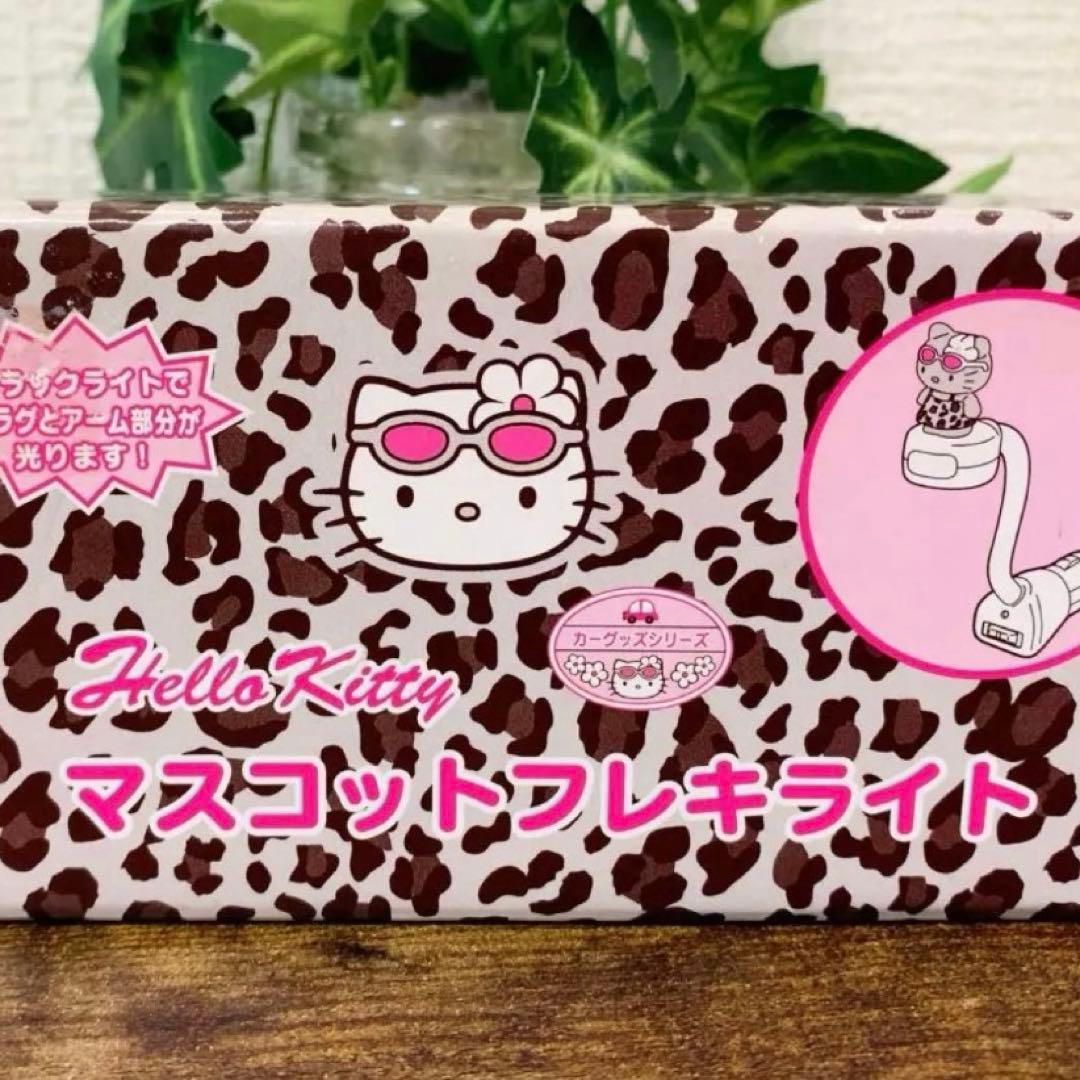 J*_様 ⭐︎希少激レア⭐︎日焼けキティ　ハイビスカス　ヒョウ柄マスコットフレキ