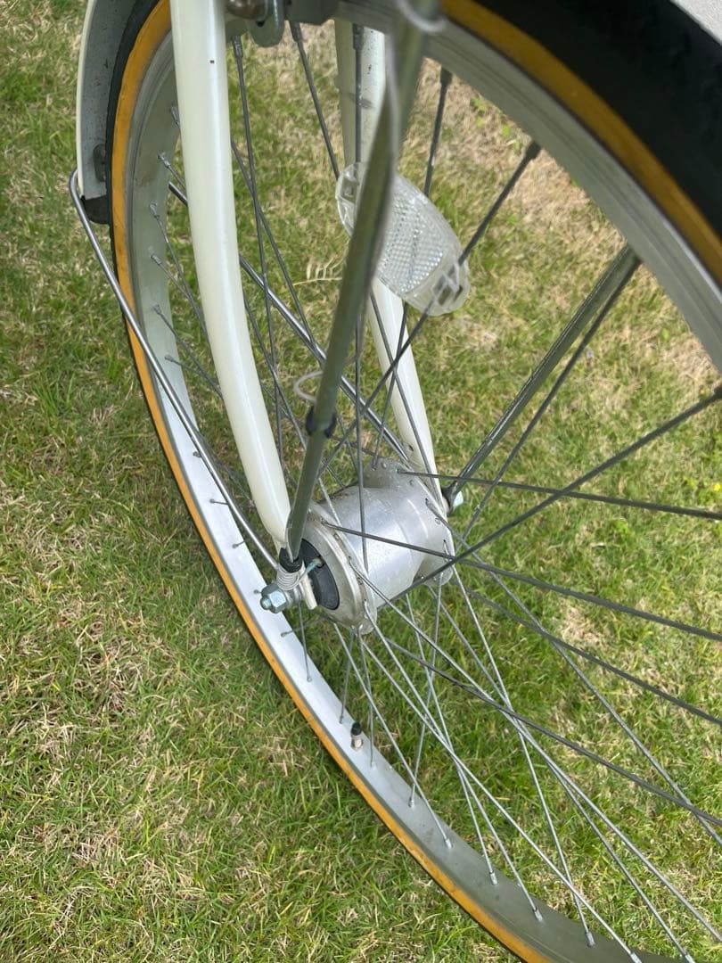 あさひ　ASAHI フェリーク Jr 24インチ　自転車　クリーム色