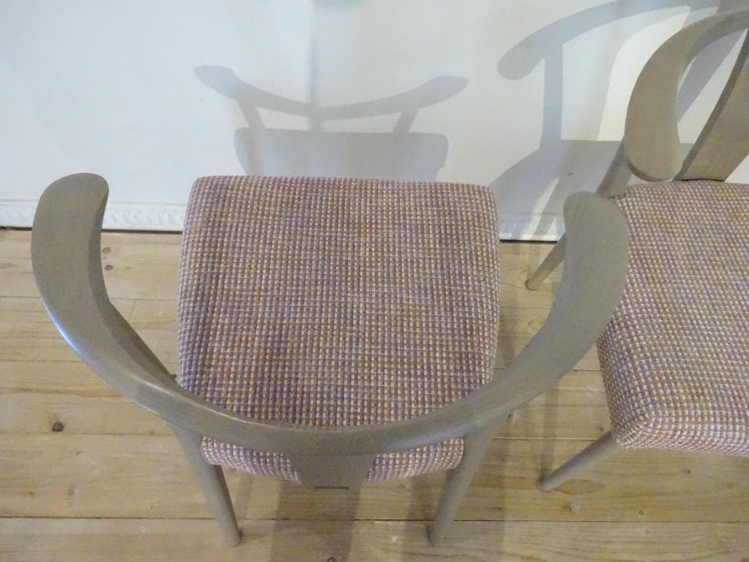 MM　カリモク　ダイニングチェア　CU4600F462　　2脚セット 美品