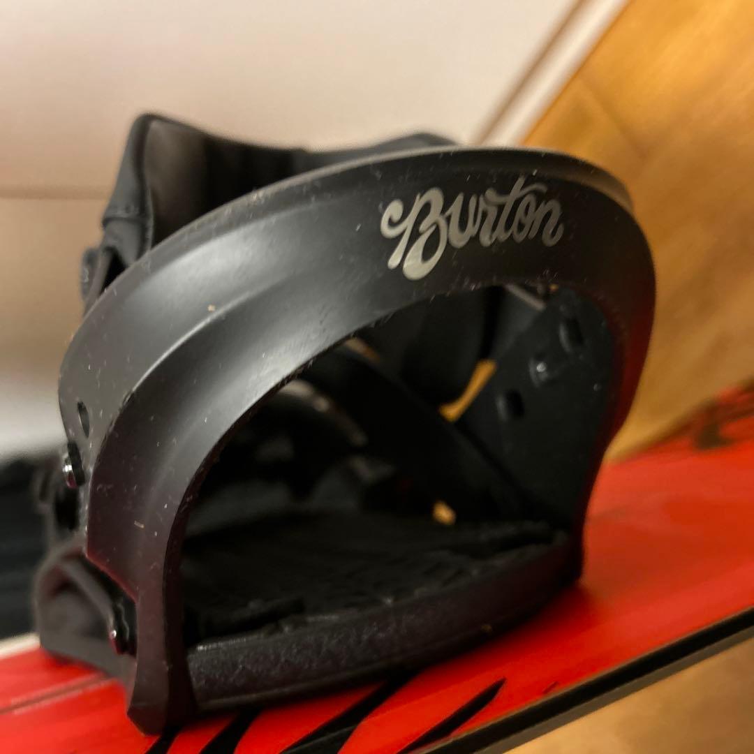 バートンスノーボードセット　ヴィンデング、ケース付き