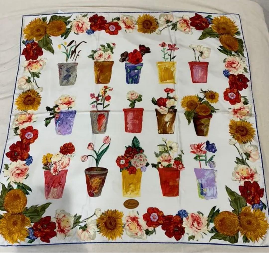 グッチ GUCCI ストール スカーフ gucci レア 花瓶