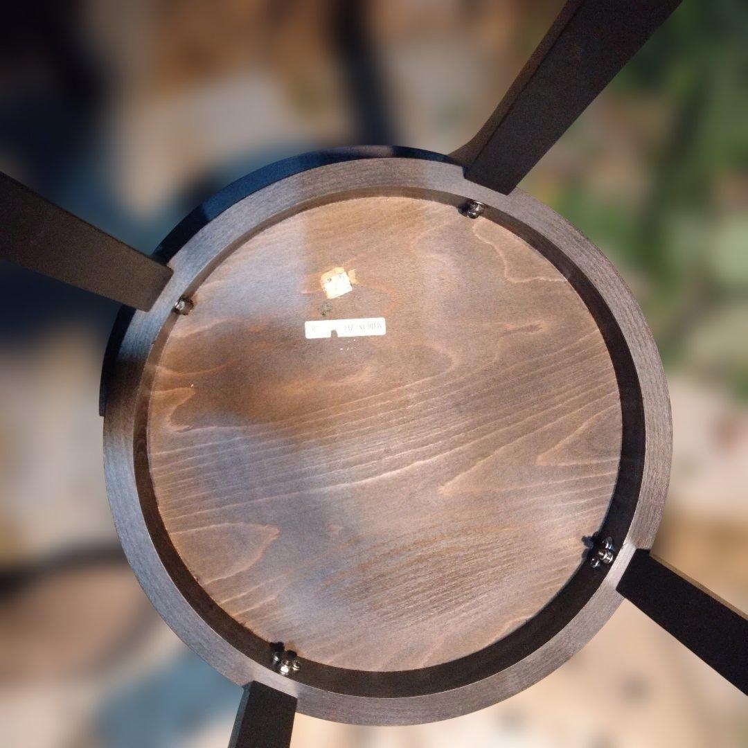 2脚セット　TON ダークブラウン 木製 椅子 アーチ型背もたれ