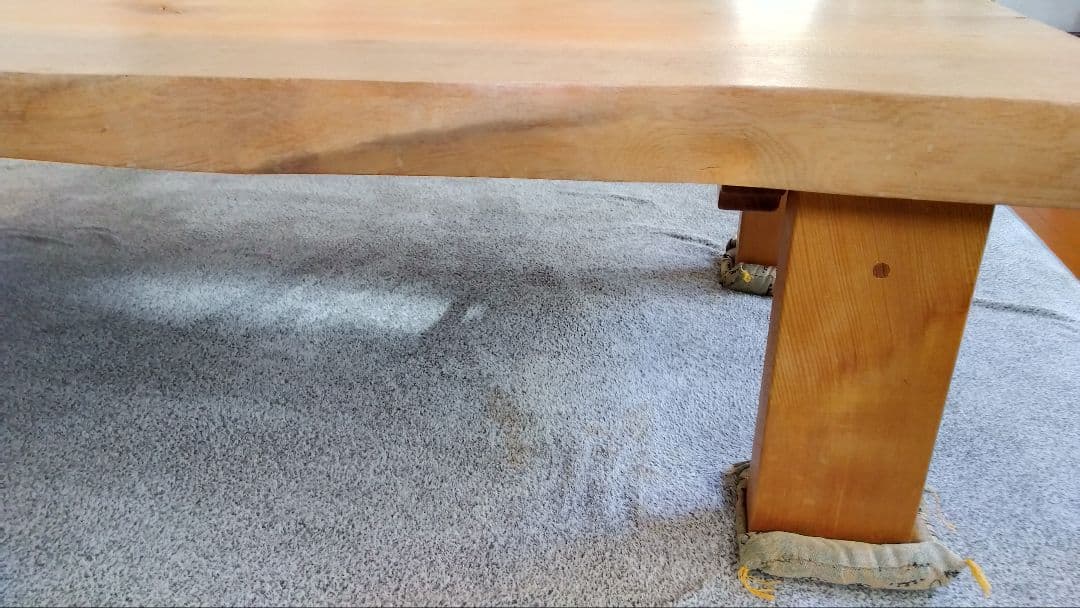 無垢材の座卓 (ナチュラルウッド)