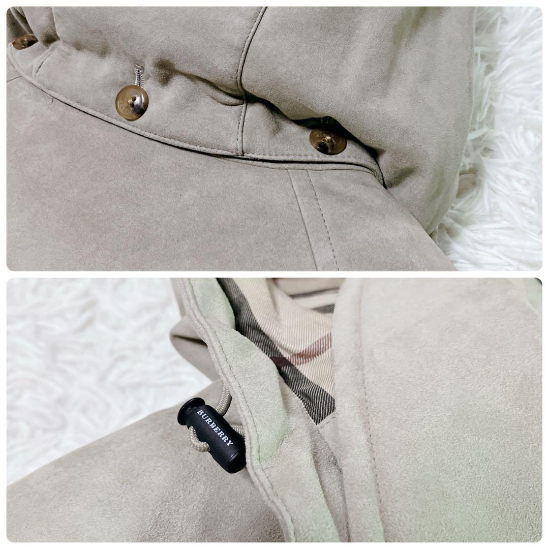 バーバリーロンドン　メガチェック　コート　フード付　ライナーダウン付　4way