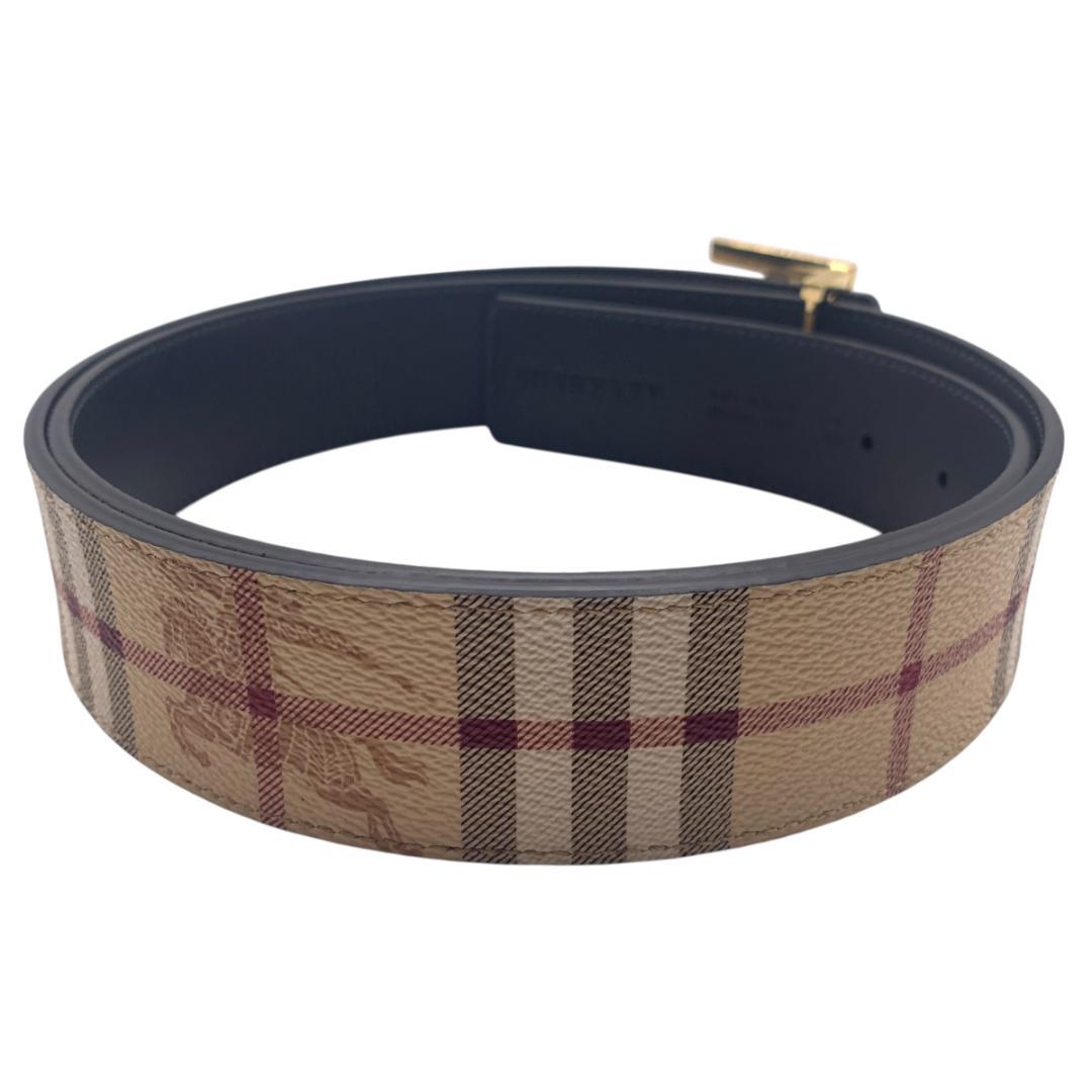 【穴あけパンチ】Burberry　バーバリー　　リバーシブル　96-106ｃｍ