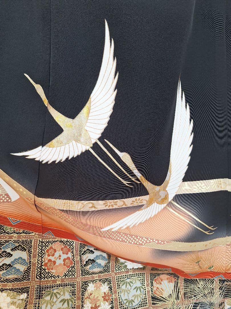 着物リメイクワンピース3599