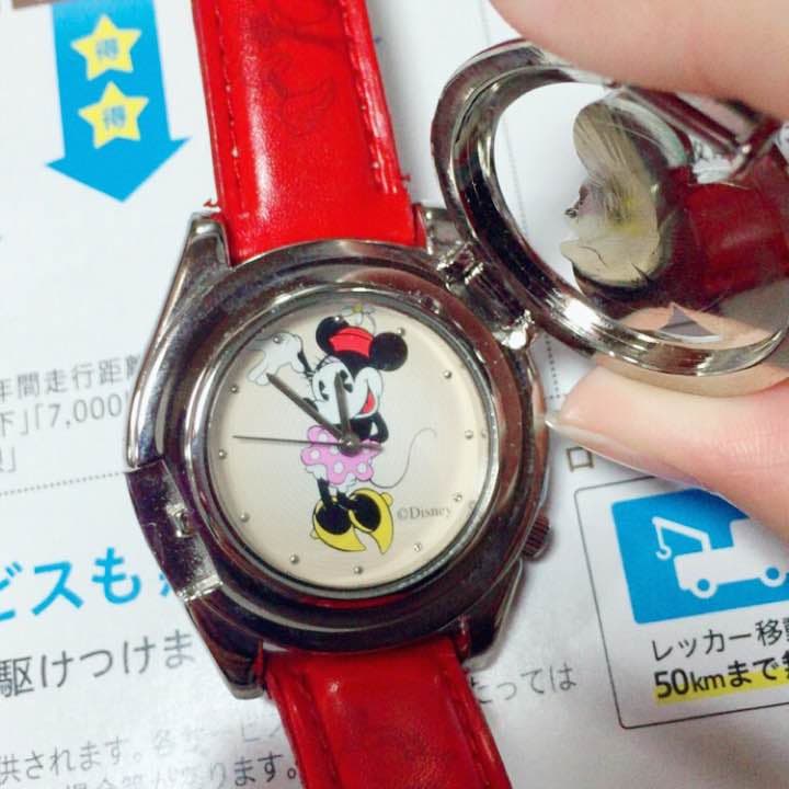 ミニーちゃんの腕時計