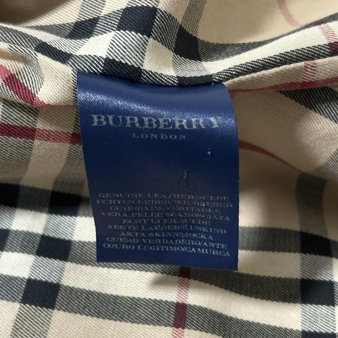 美品 BURBERRY 90's 入手困難 オールレザー L相当 ノバチェック