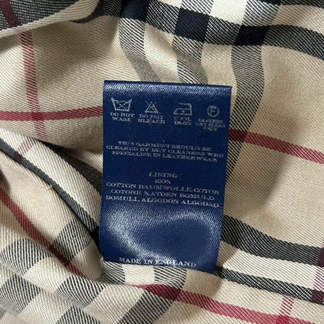 美品 BURBERRY 90's 入手困難 オールレザー L相当 ノバチェック