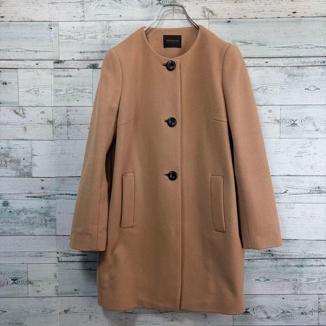 未使用・タグ付　トゥモローランドコレクション　ノーカラーコート　ルイジリッチェリ