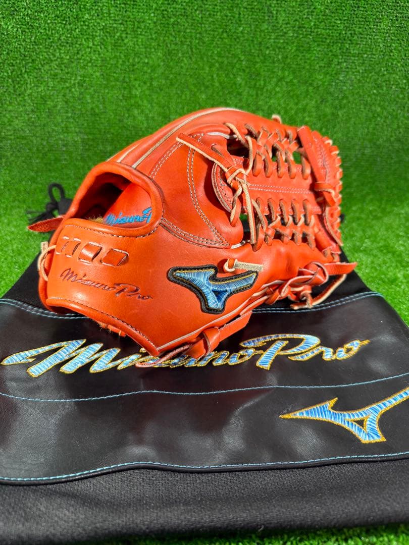 ミズノプロ　硬式　内野手　ダイバーシティブルー　1AJGH25223