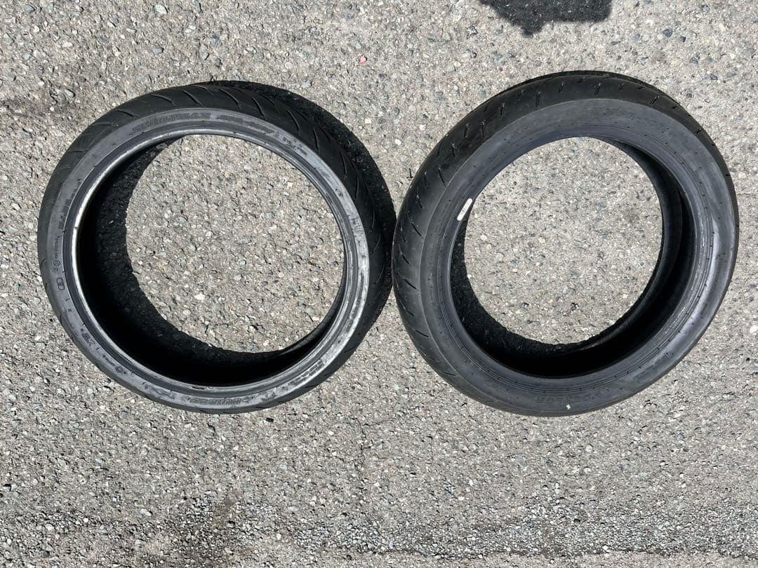 送料込み室内保管 新車外しDUNLOP GPR300前後セット