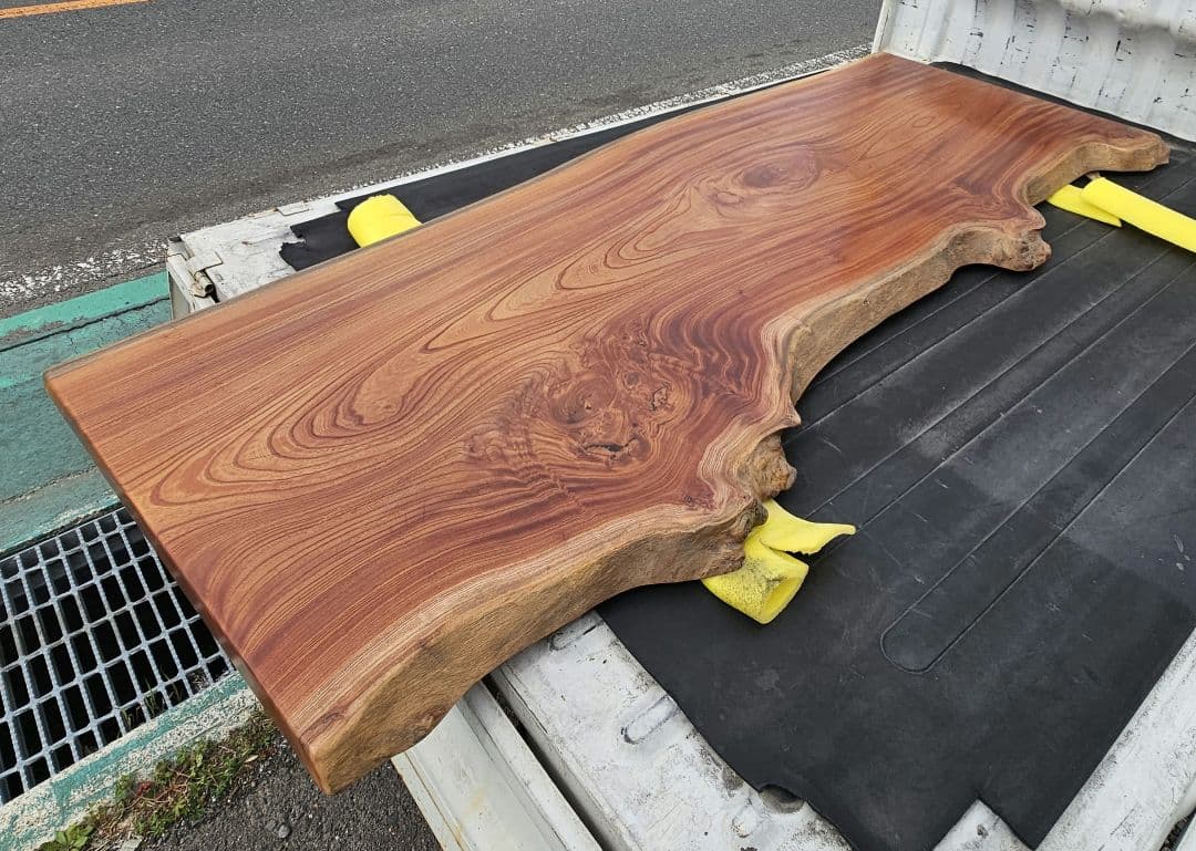 く*ぷ様 欅　瘤杢　一枚板　ダイニング　テーブル　カウンター