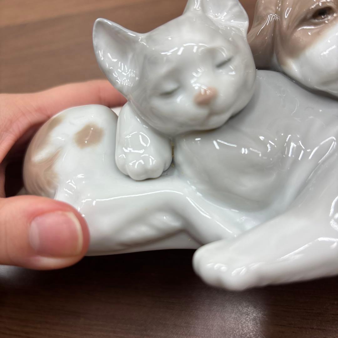 リヤドロ LLADROフィギュリン 6599 いつも一緒 犬 猫 動物