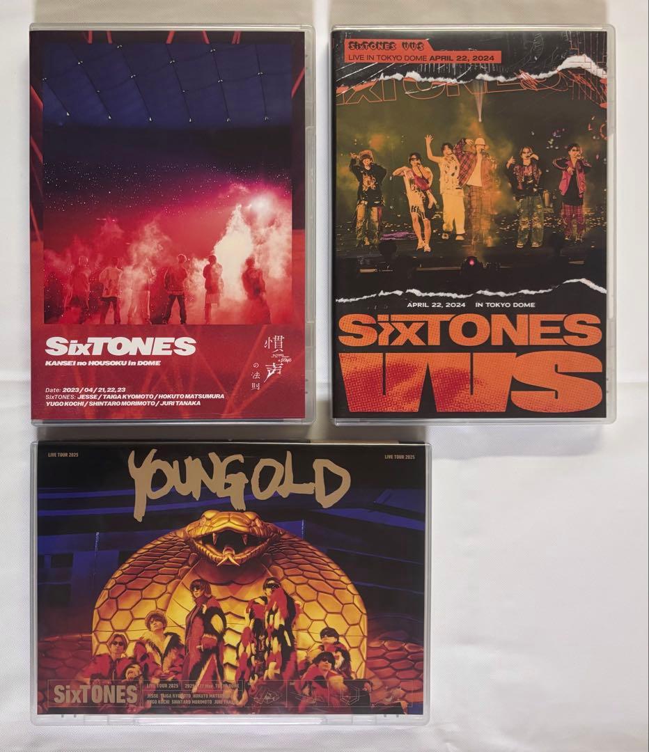 SixTONES「慣声の法則 in DOME」「VVS」「YOUNG OLD」
