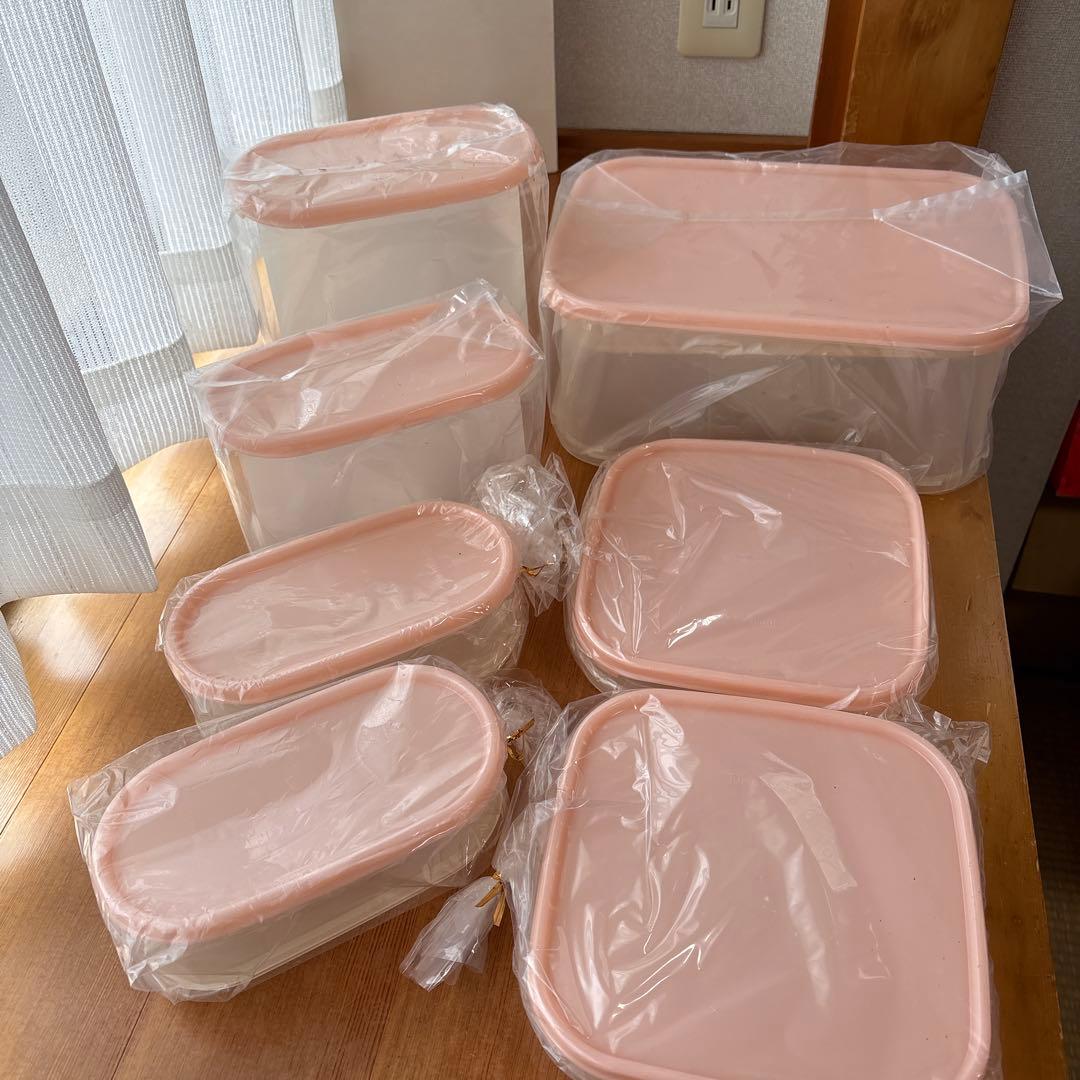 【新品未使用】【日本タッパーウエア】保存容器 7個セット