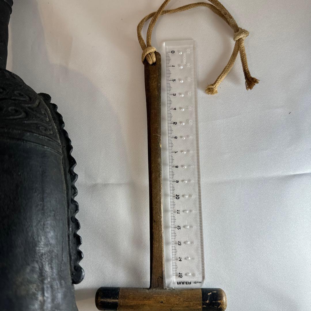 吊鐘　古銅 釣鐘 金属 工芸品　骨董　古道具　青銅器